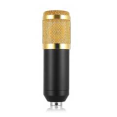 GENERICO - micrófono Andowl BM-800 condensador cardioide negrodorado
