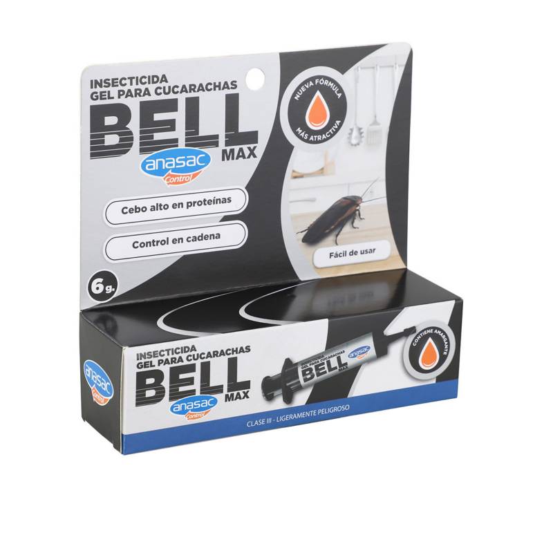 BELL - Gel Eliminador de cucarachas Bell Max