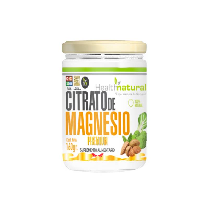 HEALTHNATURAL Health Natural Citrato de Magnesio en Polvo 160g…