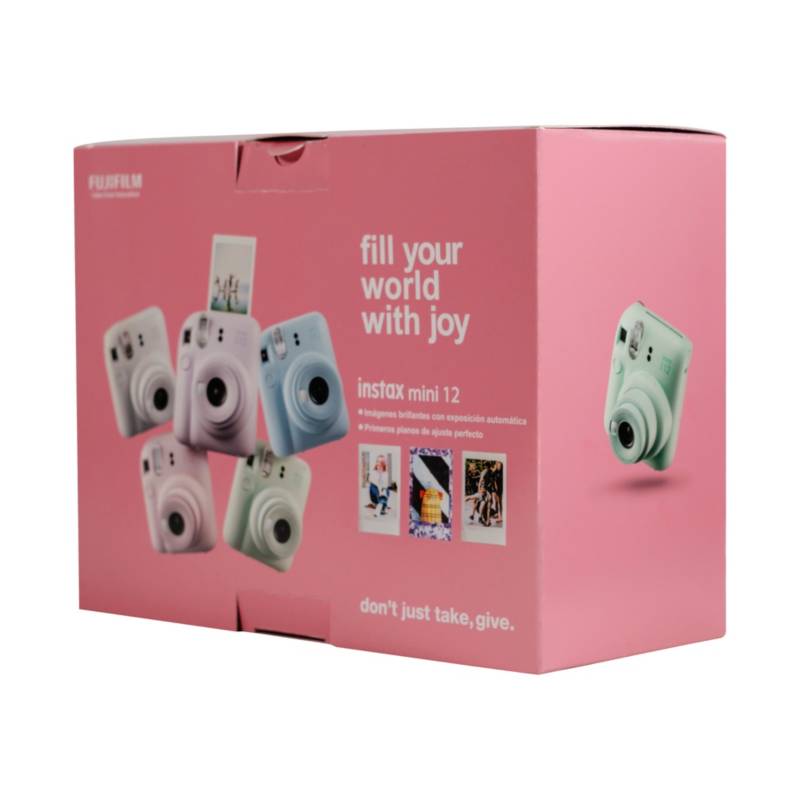 Cámara Fotográfica Fujifilm Instax Mini 12 Color Rosa