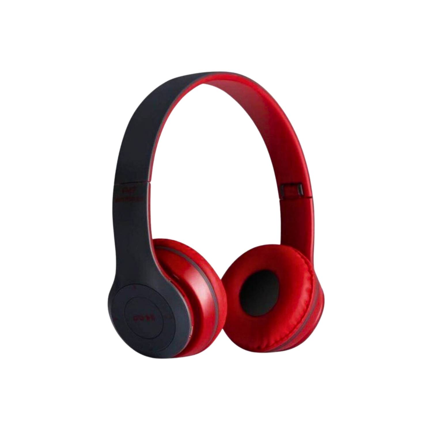 GENERICO Audífonos Bluetooth P47 Con Radio Mp3 y Micrófono Incorporado  Rojo…