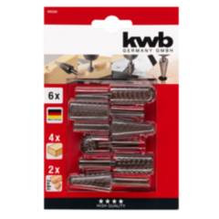 KWB - Kit Juego Broca Madera Metal Escofina Rotativa 1/4 5 Pcs Kwb