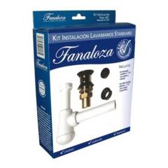 FANALOZA - Kit De Instalacion Lavamanos Standard Fanaloza