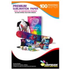 IMPRINK - Papel Para Sublimacion Premium  MAS GRUESO A4/120g 100h