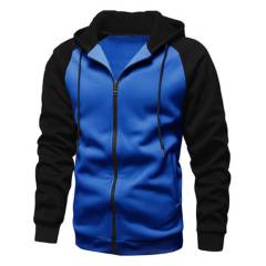 GENERICO - Hombre hoodies casual blazer-azul.