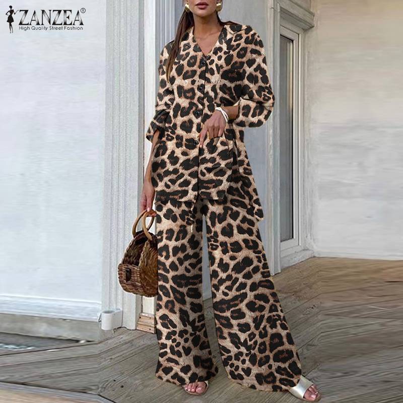 Pantalon leopardo online mujer