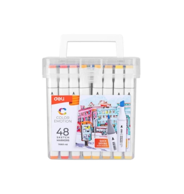 La Casa del Artesano- Marcador profesional COPIC SKETCH alcohol doble punta  set de 12 colores Ex-3