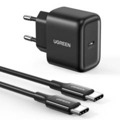 UGREEN - Cargador USB-C 25W PD Con Cable USB-C a C 2M UGREEN