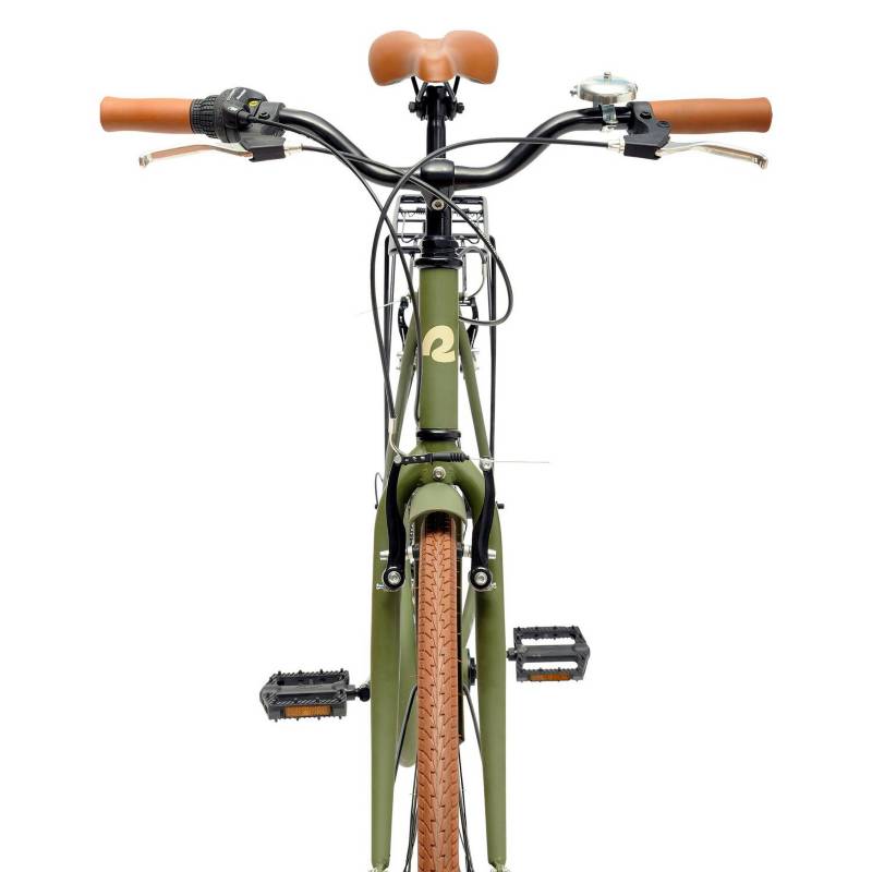 RETROSPEC Bicicleta de Paseo Beaumont 7 Velocidades Olive S