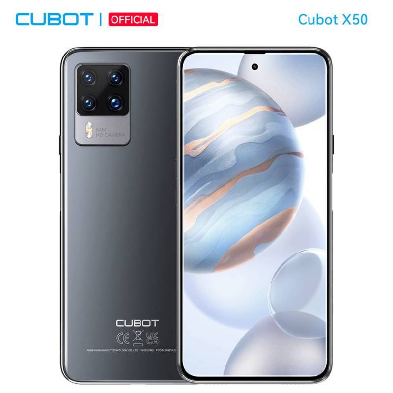 CUBOT - Celular Cubot X50 8GB 128GB tarjeta SIM Dual Android 11 - Negro