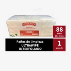 ULTRAWIPE - Paños Ultrawipe Interfoliado 88 paños de 28 x 42 cm.