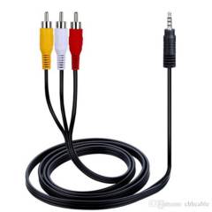 IRT - Cable Audio Video 3.5mm A 3 RCA IRT - 3 METROS
