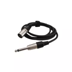 ALPHA PRO - Cable XLR-Plug 6,3mm de 2mt Alpha Pro BULK CAA-602