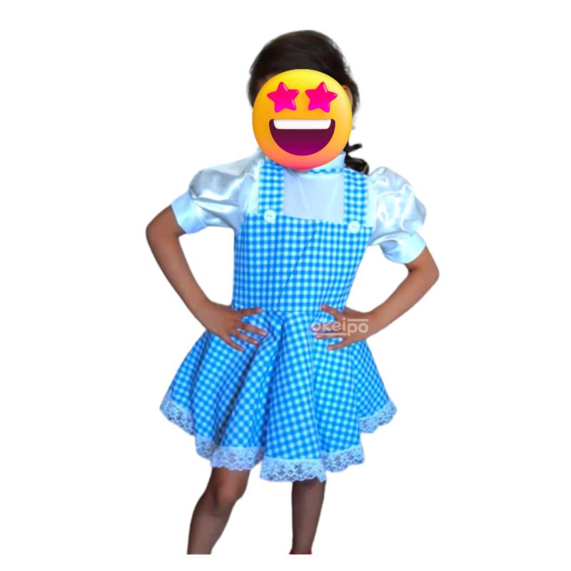 Ruidoso Procesando Oso polar GENERICA Disfraz Dorothy Mago de Oz para Niña Talla 2 | falabella.com