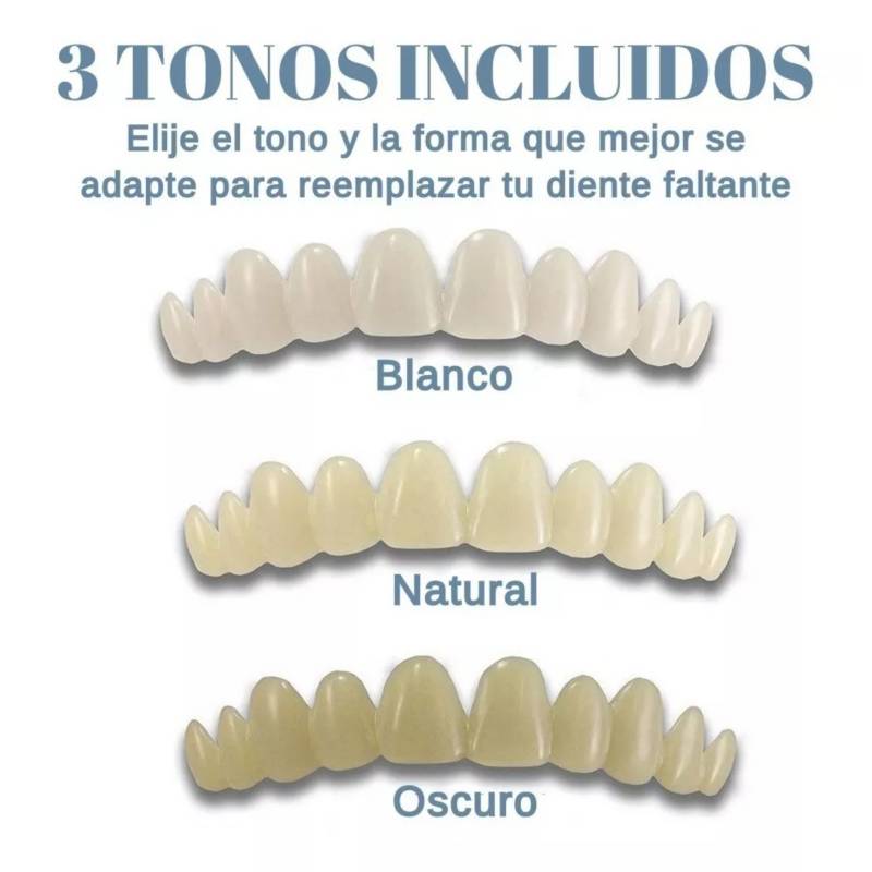 GENERICO Kit De Dientes Temporales Reparación Dental Dientes Postizos