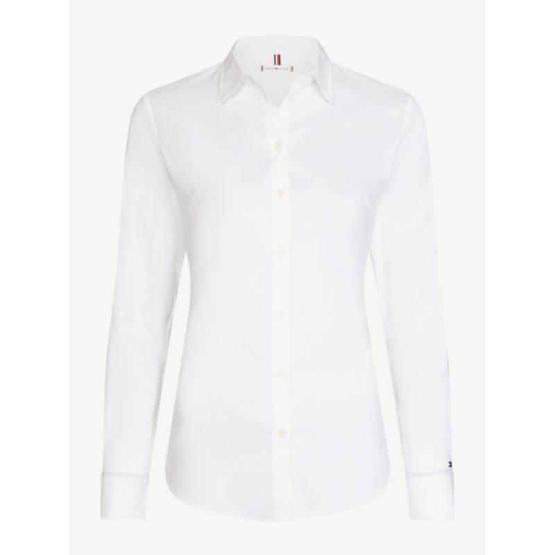 TOMMY HILFIGER Camisa Heritage Slim Fit Blanco Mujer falabella