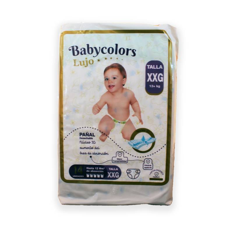 Pañales Baby Colors Super Absorbentes Recién Nacido