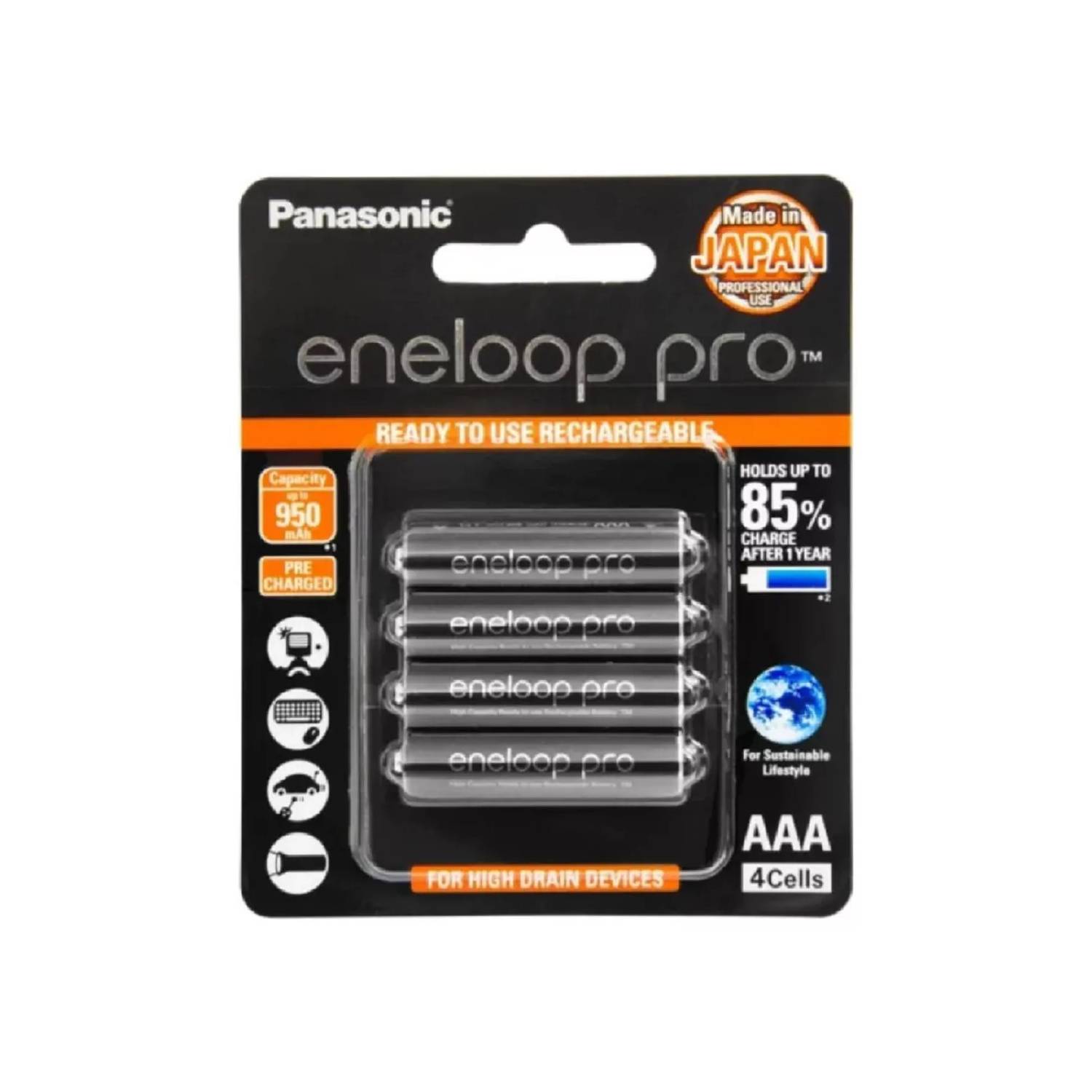 PANASONIC Panasonic Eneloop Pro AAA 950mah Bk-4hcca4bt
