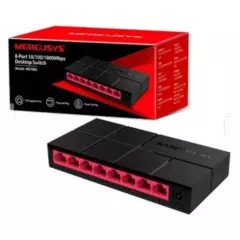 MERCUSYS - Switch Gigabit 8 Puertos Red Lan Ethernet 1000 Mbps MS108G Nexstore