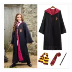 TIOZONEY - 4 piezas Harry Potter Gryffindor disfraz capa cosplay.