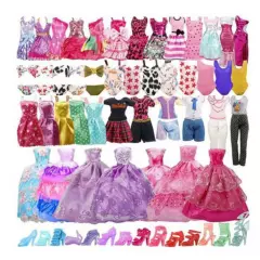 TIOZONEY - 35 pack handmade doll clothes for barbies doll and other 11.5 inch dolls