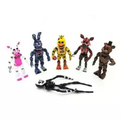 TIOZONEY - Figuras de acción Five Nights at Freddy Luminous Kids Toys 6Pcs