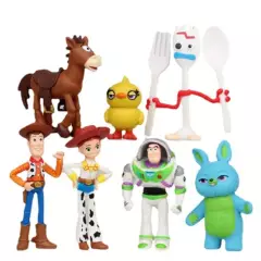 TIOZONEY - 7PCS Toy Story 4 figuras de acción juguete regalo de Navidad