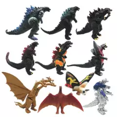 TIOZONEY - Más vendido 10 unids/set Gojira Godzilla 3-8cm figura de acción de PVC.