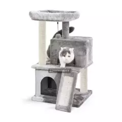 SDFIT - Rascador Casa de Gato Color Gris Modelo CAT756…