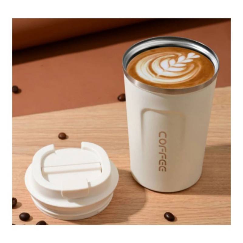 GENERICO Vaso Termico Termo De Café / Té 380 ml - Acero Inoxidable