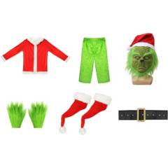 GENERICO - Disfraz Green Monster Furry Grinchmas para adultos