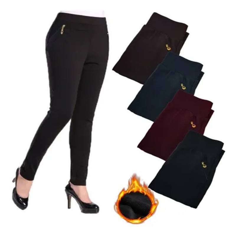 MPROPIA Pantalón Vestir Mujer Formal, Elasticado Lineas. Premium 336