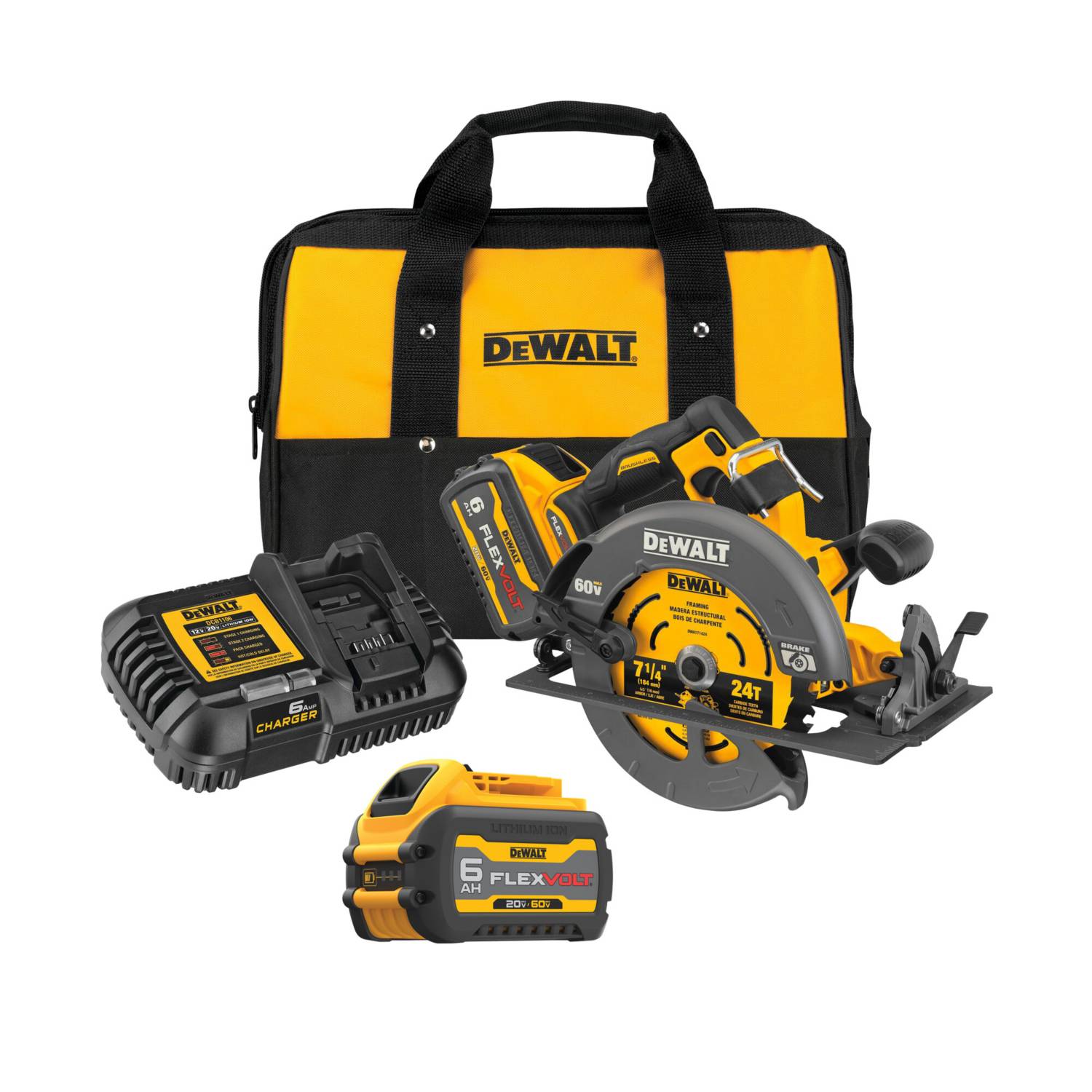 Sierra circular DeWALT 1600W 61mm