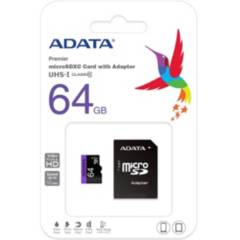 ADATA - Micro SD XC UHS-1 Clase 10 64gb Adata