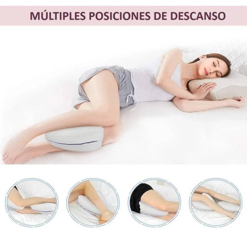 Almohada Ortopédica Para Piernas Y Cuello Descanso