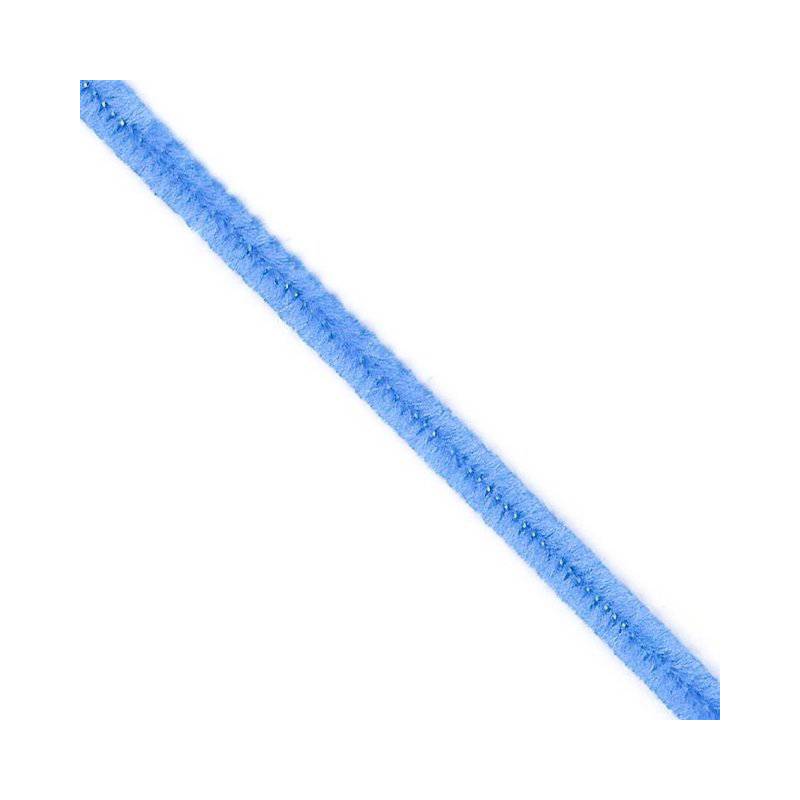 GENERICO Limpia Pipas Glitter De 30 Cm - 20 Unidades Azul Brillante