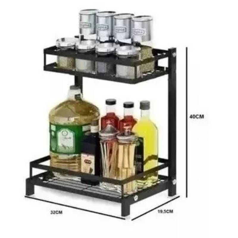 GENERICO Organizador Rack De Especias Cocina Rack Multifuncional