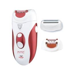 NAUTICA - HTC 2EN1 Depiladora eléctrica para el cabello para mujer-rojo