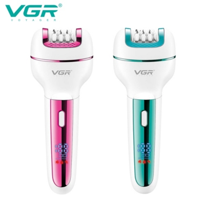 GENERICO VGR 5EN1 Depiladora eléctrica para el cabello para mujer-Blanco