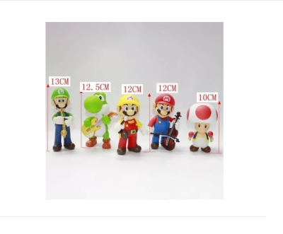 Figuras De Mario Bros Y Sus Amigos, 6 Piezas