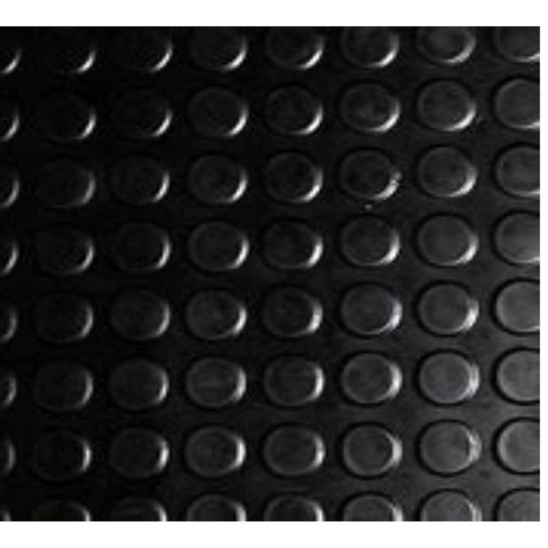 CRUZEIRO - Piso en Plancha Estoperol Importado Negro 50x50 cm, 3 mm Espesor.