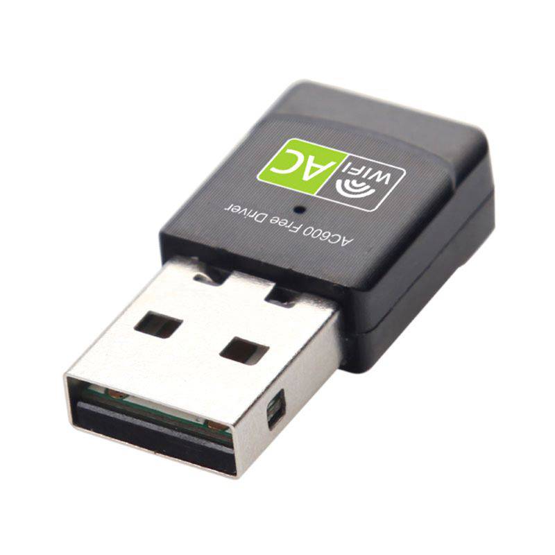 Adaptador Wifi Usb 5g Tarjeta Red Pc Ac 600 Doble Banda Dual