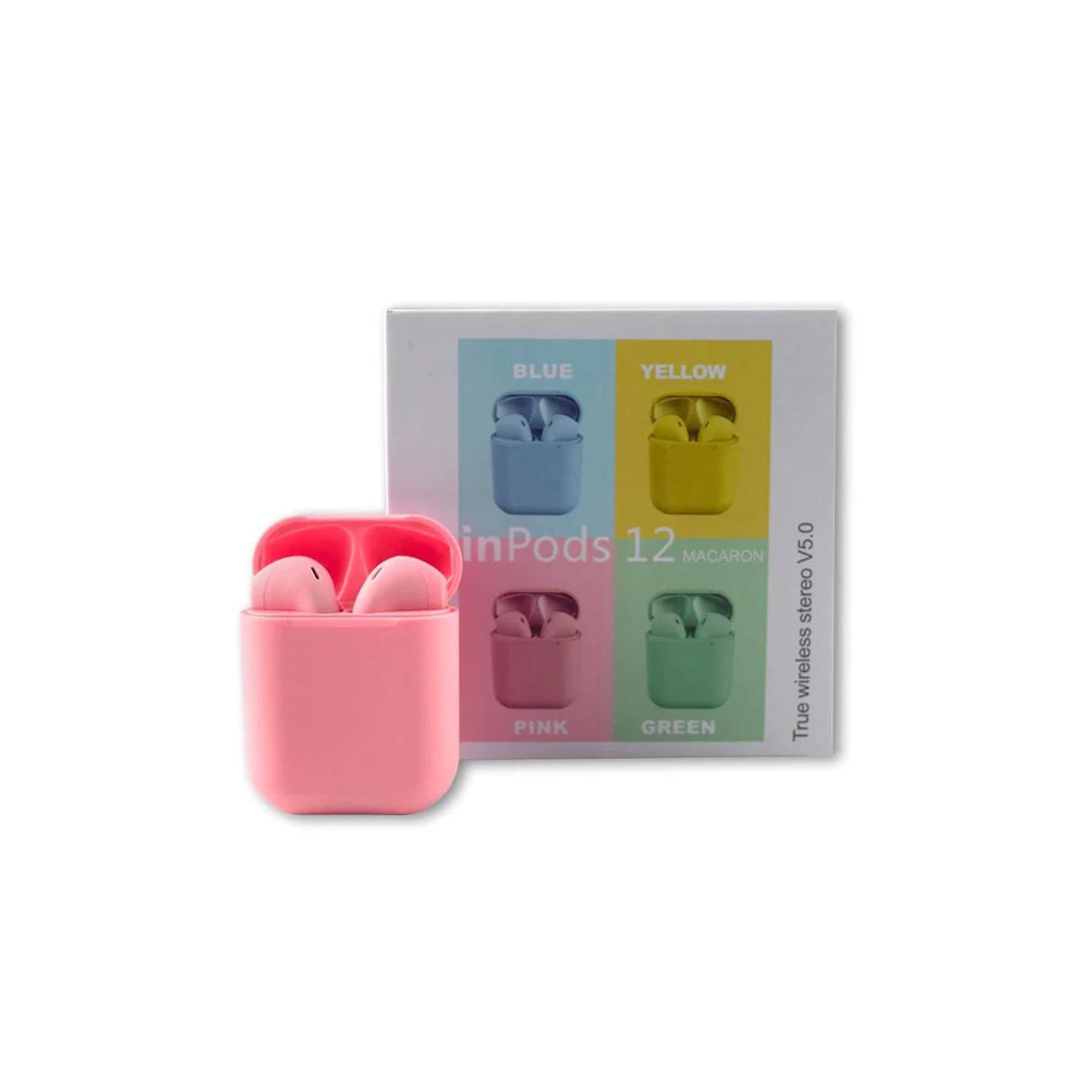 Audífonos Inalámbricos In-Ear Genérico I12 Color Rosa