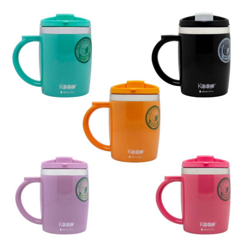 Vaso Cafe Termico Acero Inoxidable Frio Calor Keep 400ml