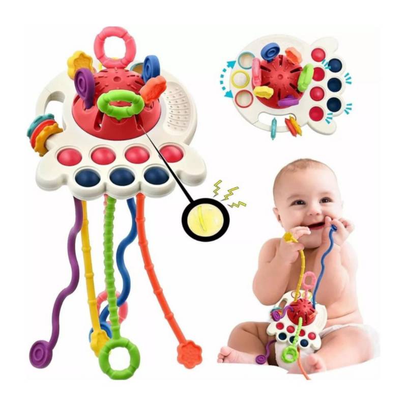 GENERICO Juguetes Sensoriales Para Bebés Montessori 4 En 1