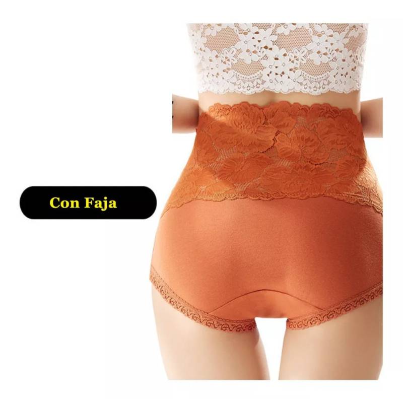 EVERSO Pack 3 calzón Faja Alto Invisible Reductor pack 3 color