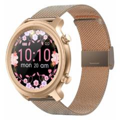 COMPRAPO - Reloj inteligente smartwatch Q1 Dorado Metal Llamadas
