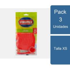 VIRUTEX - Pack 3 Guantes Cocina Talla XS Virutex
