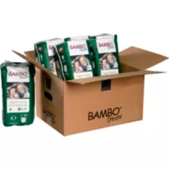 BAMBO NATURE - Caja Pañal Ecológico Bambo Dreamy Niño 4-7 años - 60 Unid