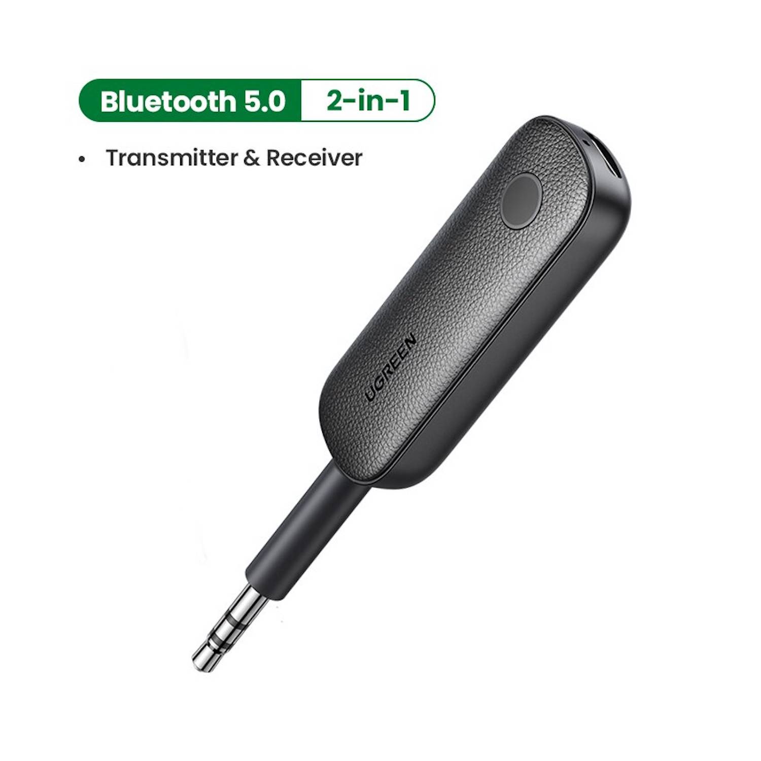 UGREEN Transmisor Y Receptor De Audio Bluetooth 5.0 Aux Jack 3.5mm